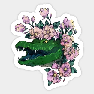 Smiling Gator Sticker